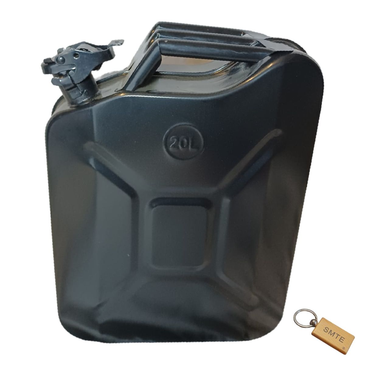 SMTE - Premium 20L Jerrycan: Liquid Storage Solution +  KeyringBlack