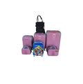 SMTE - 5Piece Pink ABS Luggage Trolley Set with Spinner Wheels & Avengers Case