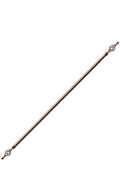SMTE - Dream World Expandable Curtain Rod With Twisted Cage Finial - 2m - Gold
