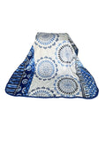 SMTE - Rainbow Mink Blanket - Blue, White