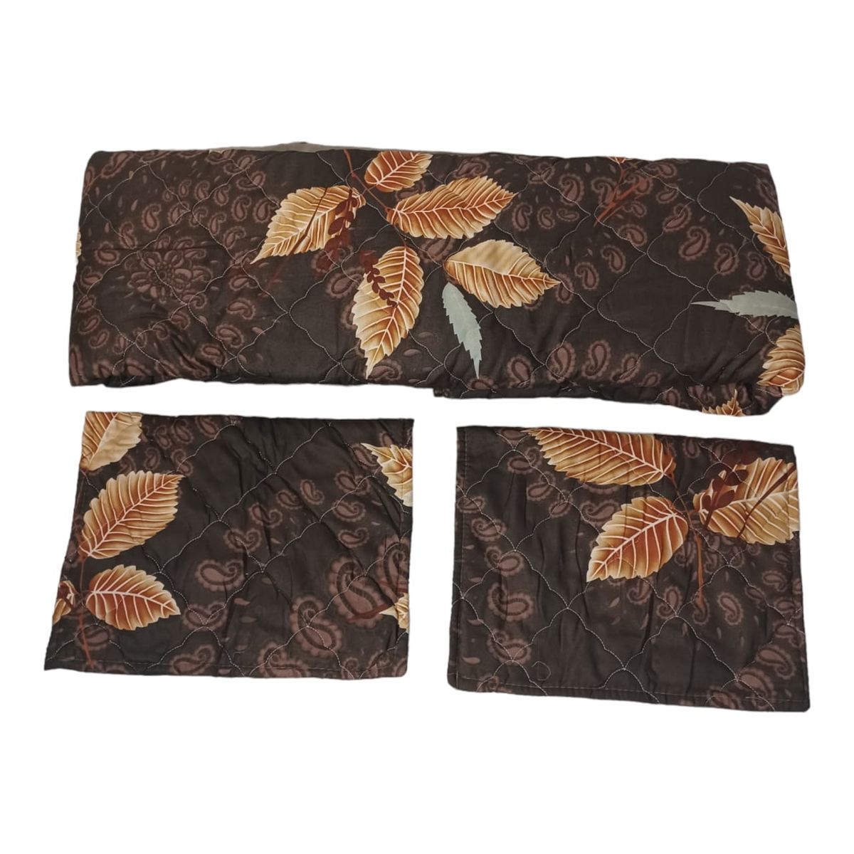 SMTE - Microfiber Duvet Cover Set3 PieceBrown