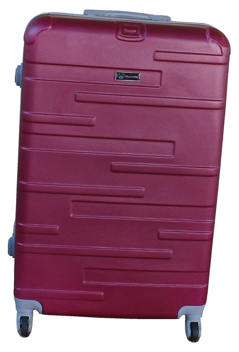 SMTE - 1 Piece Mooistar 22 inch Travel Luggage Suitcase Bag - Maroon