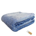 SMTE - Simple ComfortThe Plain 1 Ply Blanket and KeyringLight Blue
