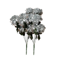 SMTE - Artificial Peony BouquetSilver GreySet of 2