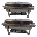 SMTE - DisanoStainless Steel Single tray Chafing Dish11 liter Set of 2