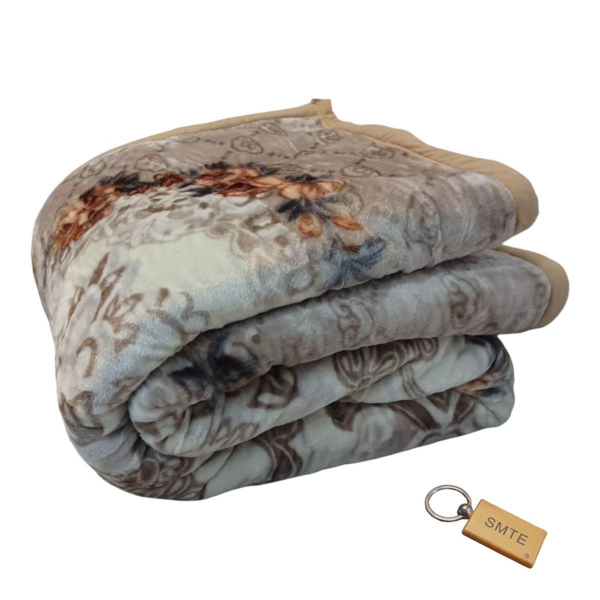 SMTE - Double Comfort: 2Ply Blanket CollectionB18+ KeyringCream