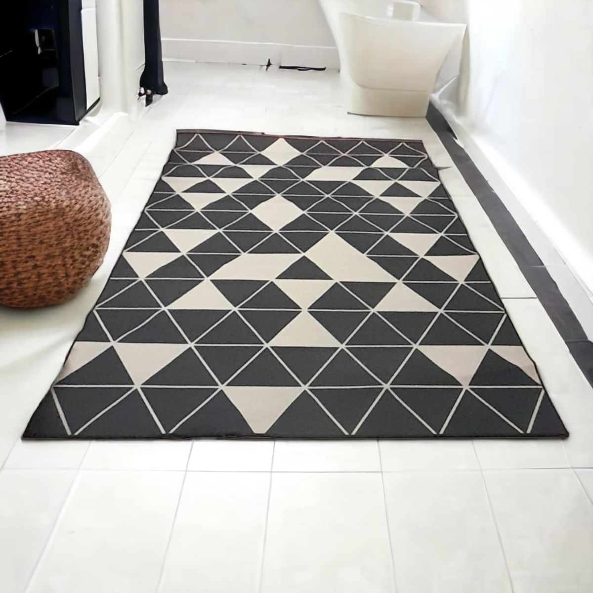 SMTE - 200cm x 150cmModern 3D Geometric DesignCarpet/RugA43