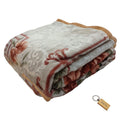 SMTE -  :Cozy 2Ply NonFiber Blanket: Keep Your Winter Warm + KeyringCream