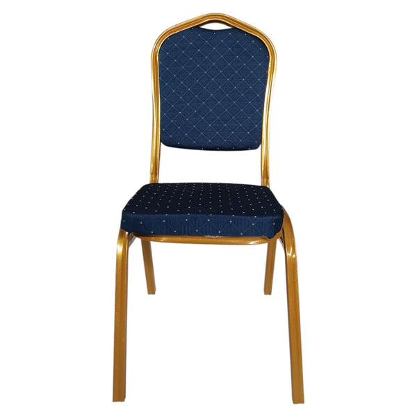 SMTE -   Steel Frame Conference ChairBlue Upholstery