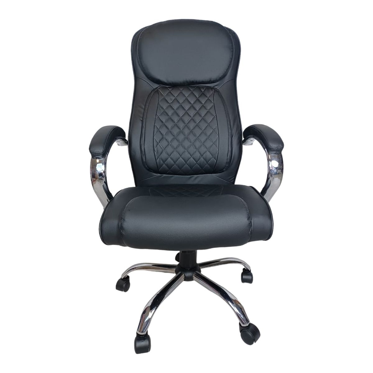 SMTE - PKiza Leather office chair Include assemble Black