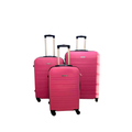 SMTE - 3 piece Luggage Set Travel PartnerStrong and DurablePeach