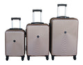 SMTE - Gaily 3Piece Spinner Luggage SetRose Gold