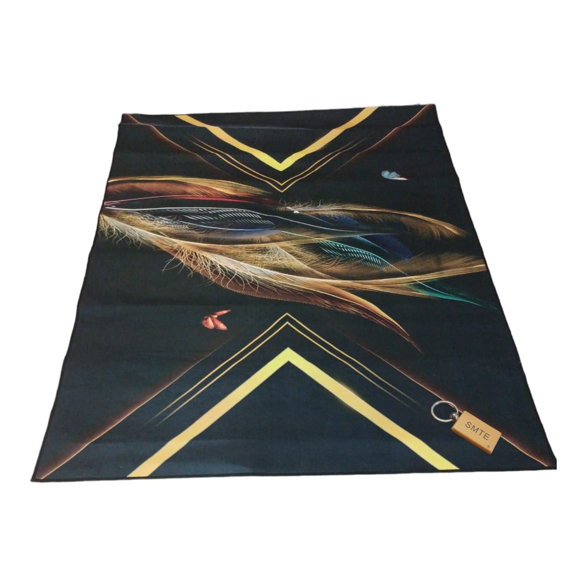 SMTE - 200cm by 150cmModern 3D Geometric Design Area Rug FR3 With  keyring
