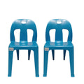 SMTE - Party Plastic Chair Set of 2Blue