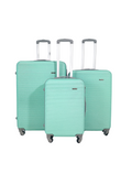 SMTE - Begin Again 3Piece ABS Luggage SetHard ShellGreen