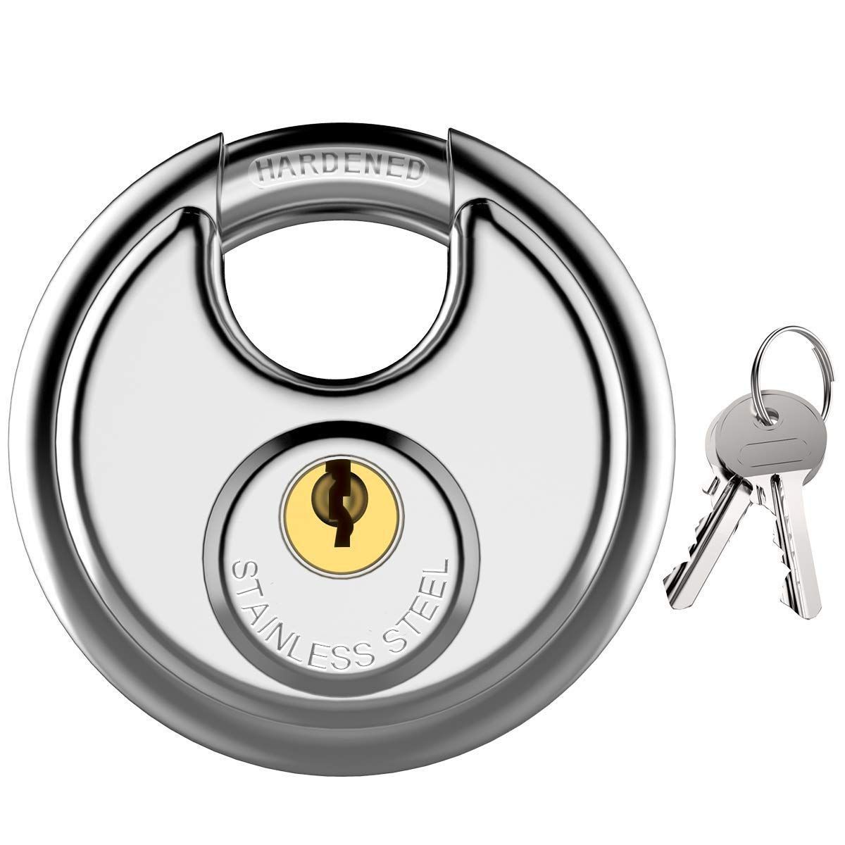SMTE - Stainless Steel Discus Padlock -80mm