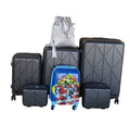 SMTE - 5Piece PP Luggage Set with Avengers Kids Case & Ladies' Bag