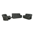 SMTE - Piece Leather Recliner SetCX002Grey
