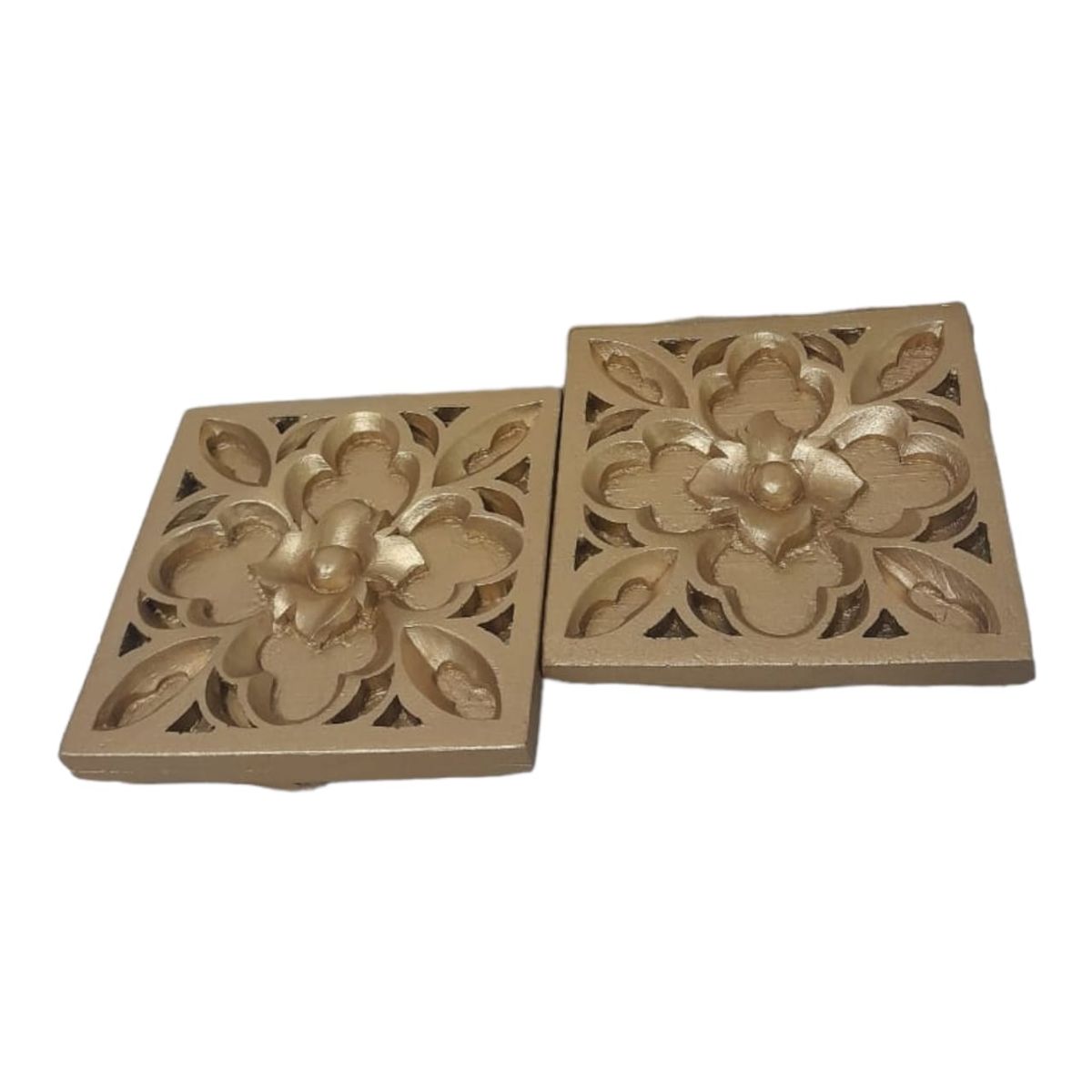 SMTE - High End Design Curtain Tieback - Steal Set of Two STIED 6 - Gold