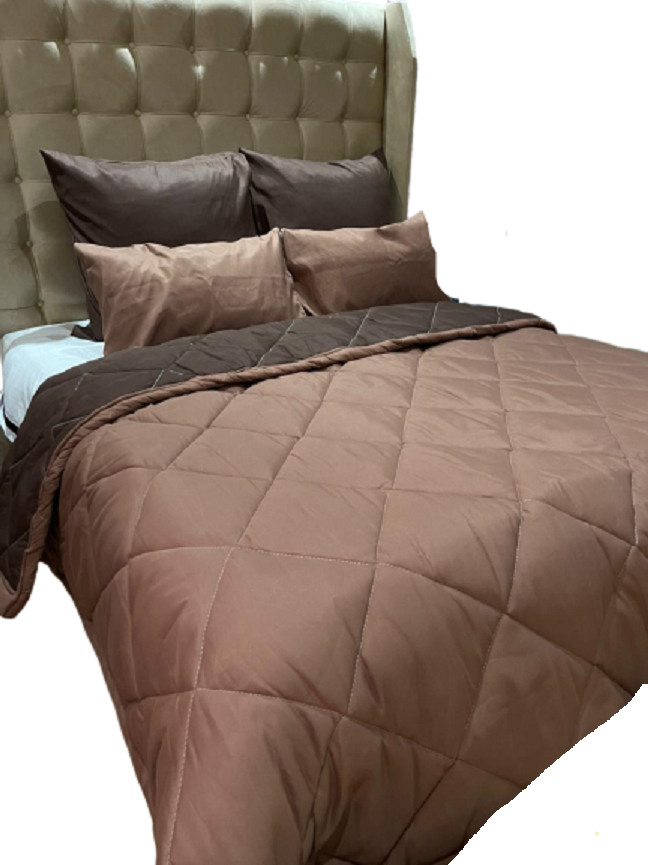SMTE - Stunning 10 - 5 Piece Reversible Comforter Set - Queen