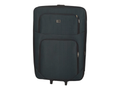 SMTE - Trolley 1 Piece Fabric Travel Luggage Spinner-Blue - 88 cm