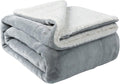 SMTE - Sherpa Blanket Warm Blankets For Winter Super Soft Fuzzy Flannel