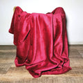 SMTE - Blanket Throw Flannel Fleece - 150 x 200cm - Red