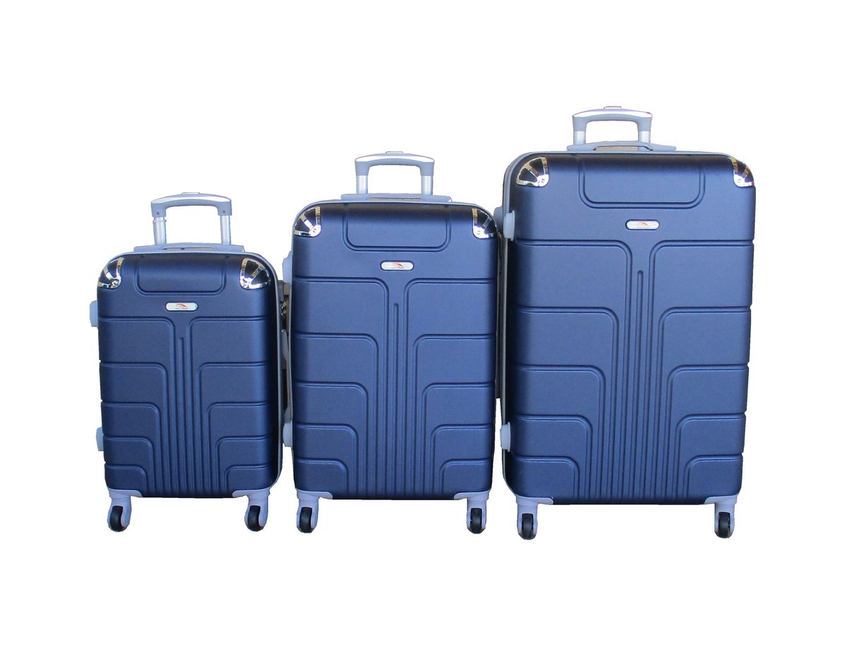 SMTE - 3Piece Travel 28Inch Luggage Suitcase Bag SetStylishNavy