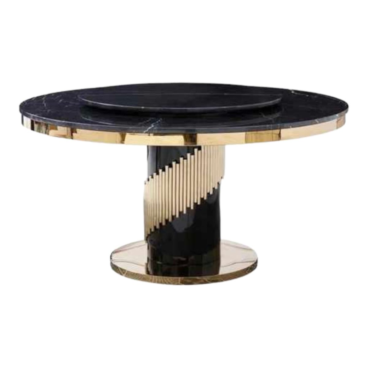 SMTE - Luxury Round Marble Dining Asian Table - A-Dt871
