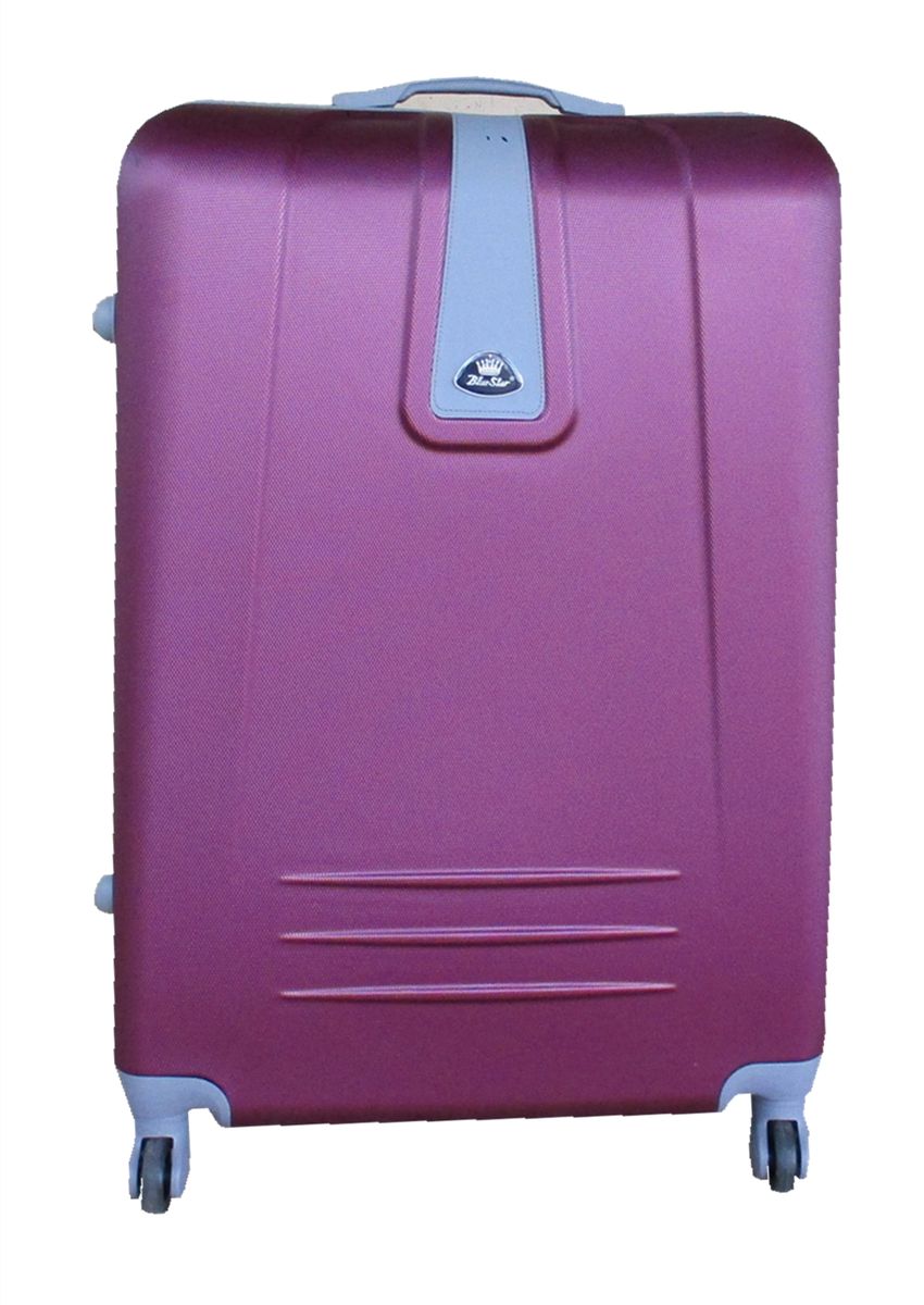 SMTE - Blue Star 1 Piece Sleek Luggage 24" - Dark Purple