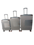 SMTE - 3Piece Hard Shell Suitcase SetSilver (Code: 158)