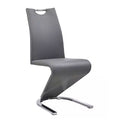 SMTE - Z shape Luxury and Modern Dining Chair -Y587 - Grey