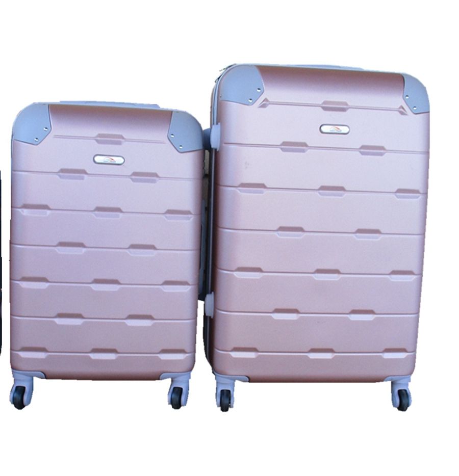 SMTE - 2 Piece Luggage Set - Rose Gold