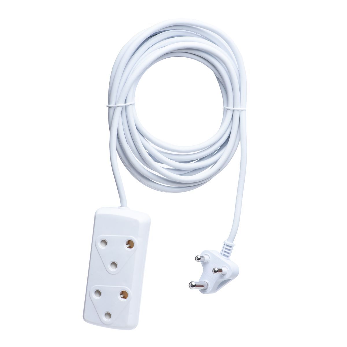 SMTE - WhiteExtension Lead ,Side by side Coupler 5m length