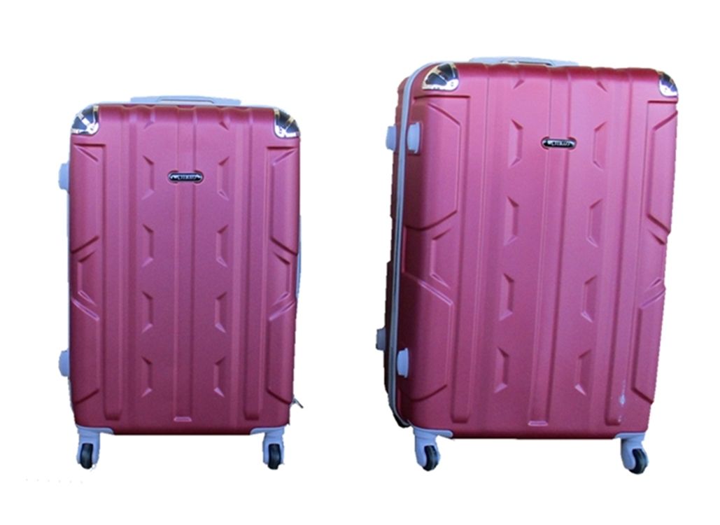 SMTE - 2 Piece Luggage Set - 26" 22" - Red