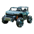 SMTE -  Kids Electric Ride On Car Mega JeepTurquoise Blue