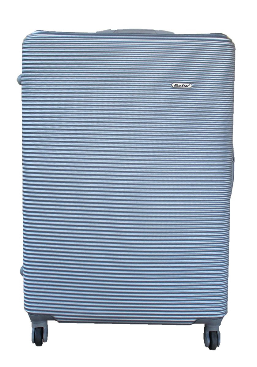 SMTE - 1 Piece Hard Outer Shell Luggage 24" - Silver