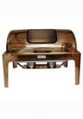 SMTE - Square Gold Chafing Dish with WindowHOP