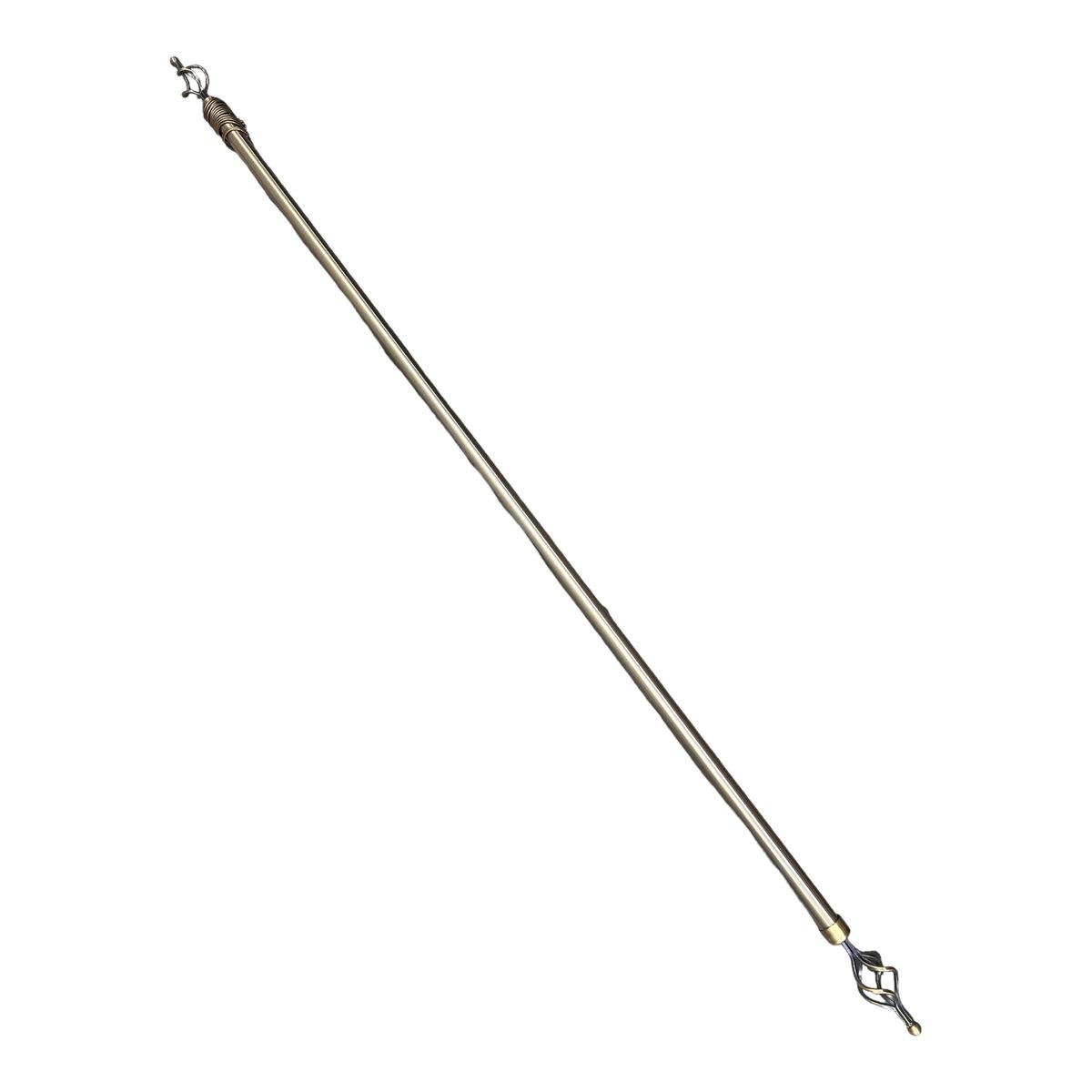 SMTE - Expandable Curtain Rod With Twisted Cage Finial - 3m