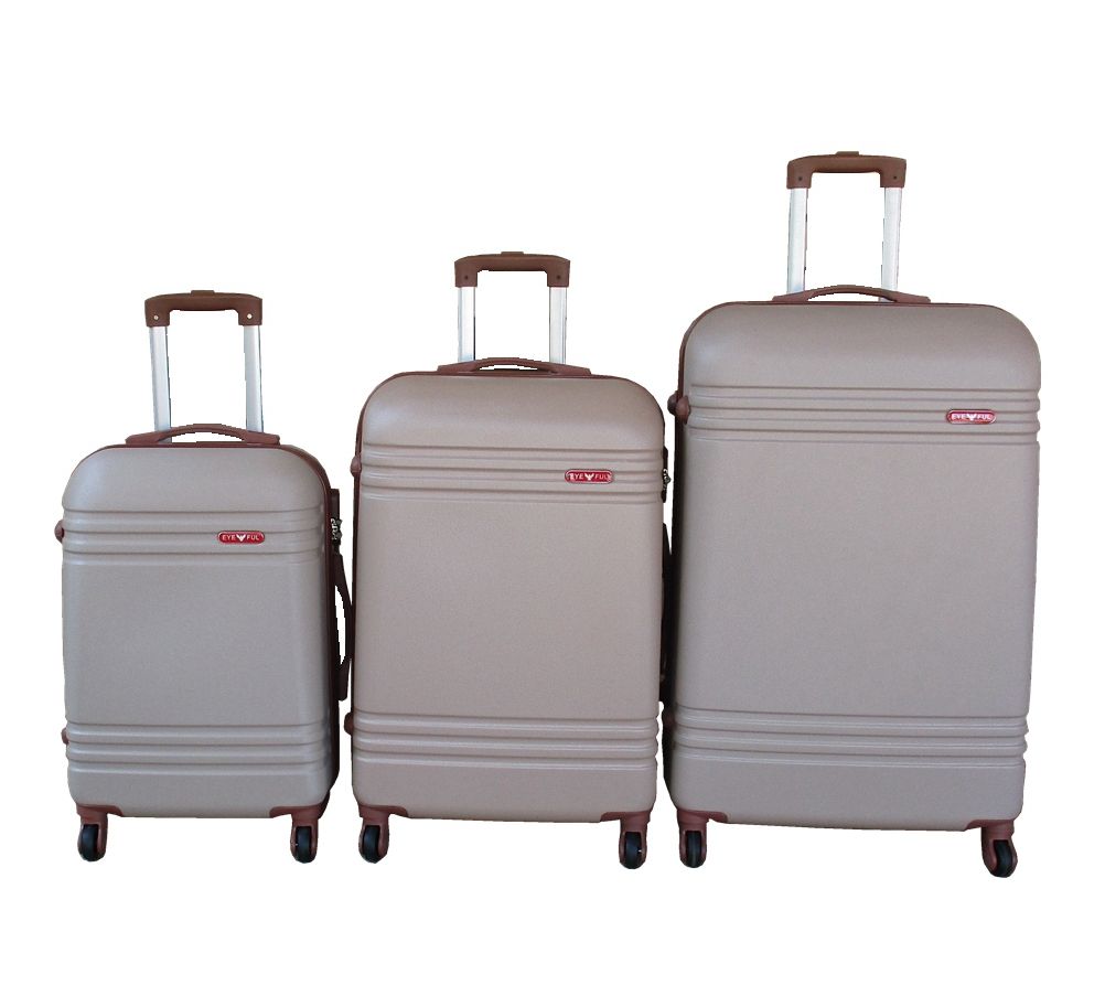 SMTE - 3Piece Travel 30Inch Luggage Suitcase Bag SetStylishGold