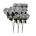 SMTE - Artificial Peony BouquetSilver GreySet of 3