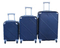 SMTE - 3Piece Travel Luggage Suitcase Bag SetStylish, and ConvenientNavy