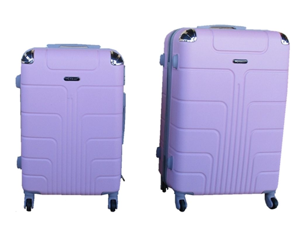 SMTE - 2 Piece Luggage Set - Light Pink