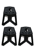 SMTE - Collapsible Stool Set of 3Foldable HeavyDuty Step Stools