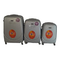 SMTE -  360 Lightweight Quad Wheel Quality Travel Ware-3 Piece Luggage Set - Yellow