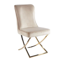SMTE - Chisisi Velvet Dining Chair With Ring