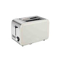 SMTE - Premium Quality 2 Slice Rectangle Electric Toaster - Cream