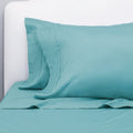 SMTE - Standard Pillow Cases Twin Pack Micro Fibre - Turquoise