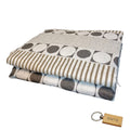 SMTE - Premium Plane Bedspread: Elevate Your Bedroom with Timeless+ KeyringTs Black White