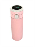 SMTE - LED Digital Smart Stainless Steel Vacuum Cup(Flask) - Pink